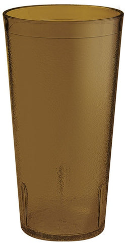 GET Enterprises SAN Plastic Amber Textured Tumbler, 9.5 Ounce -- 72 per case