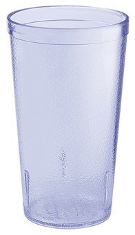 GET Enterprises SAN Plastic Blue Textured Tumbler, 20 Ounce -- 24 per case