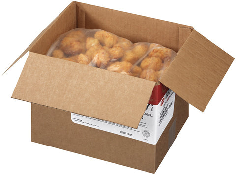 Tyson Red Label Select Cut Golden Crispy Breaded Boneless Chicken Wings, 5 Pound -- 2 per case.