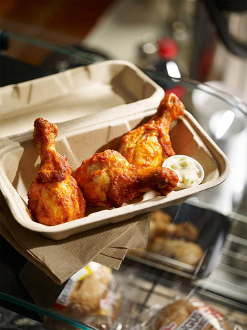 Tyson Fully Cooked Hot and Spicy Glazed Chicken Drumstick, 10 Pound.