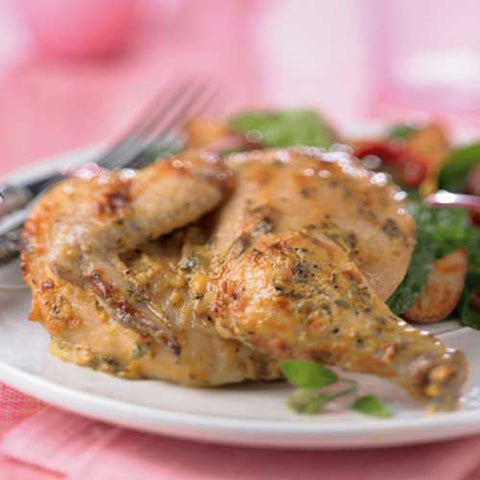 Tyson Halves Cornish Hen Chicken without Giblets, 9 Ounce -- 24 per case.