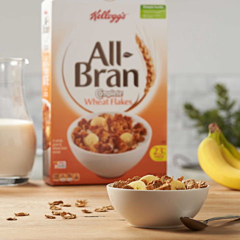 Kelloggs All-Bran Wheat Flakes, 43 Ounce -- 4 per case