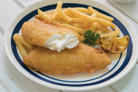 Mrs. Fridays Craft Beer Battered Cod, 4 Ounce -- 4 per case.