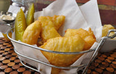 Singleton Natural Hand Cut Beer Battered Cod Fillet, 10 Pound.