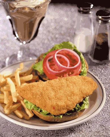 Viking Nordica Raw Breaded Flounder Fillet, 5 Ounce.