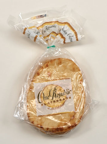 One Republic Oval Flatbread Naan, 2.4 Ounce -- 12 per case.