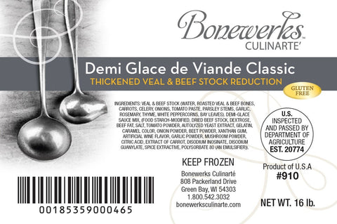 Bonewreks Demi Glace De Viande Classic, 16 Pound.