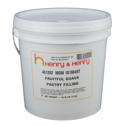 Henry and Henry Fruitful Guava Pastry Filling, 40 Pound.