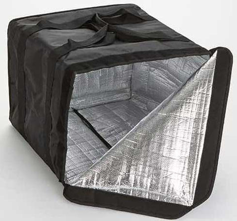 American Metalcraft Black Deluxe Pizza Delivery Bag, 19-1/2 inch Length x 19-1/2 inch Width x 14-1/2 inch Height