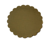 Boxit Gold Scalloped Cake Circle, 14 inch -- 100 per case.