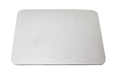 Boxit Double Wall Full Sheet Mottled White Cake Pad -- 50 per case.