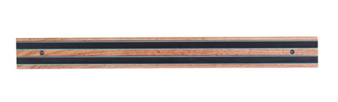 Tablecraft Wood Base Magnetic Bar Knife Holder, 12 inch.