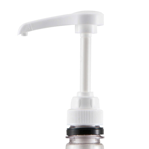 Monin White Pump for 1 liter Plastic Syrup Bottle.