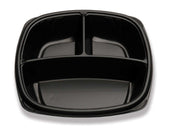 D and W Fine Pack Forum 3 Compartment Container, 10 inch -- 160 per case.