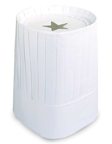 12 inch Hat Fully Formed Chef Hat -- 10 count.