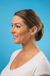 Cellucap White Regular Size Light Weight Hairnet, 22 inch - 144 per pack -- 10 packs per case.