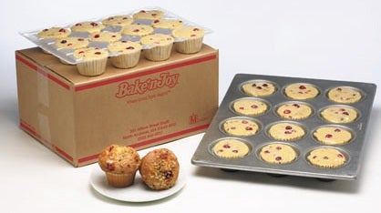 Bake N Joy Cinnamon Coffee Cake Muffin Batter, 4.5 Ounce -- 48 per case.