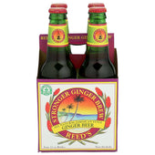 Reeds Strongest Ginger Beer, 12 Fluid Ounce Bottle - 4 count per pack -- 6 packs per case