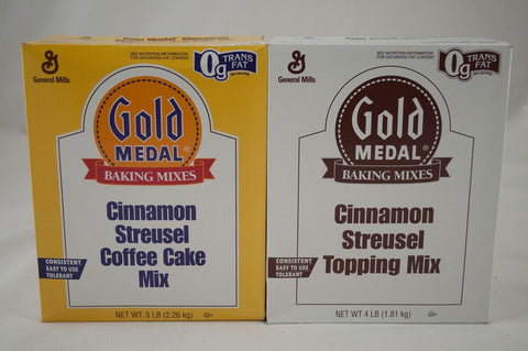 Gold Medal Cinnamon Streusel Coffee Cake Mix, 4.66 pound -- 6 per case