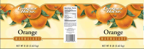 Carriage House Orange Marmalade Preserves -- 6 per case.