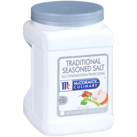 McCormick Culinary Traditional Seasoned Salt, 4.5 lbs. -- 2 per case