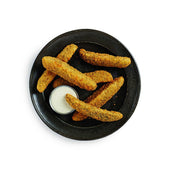 McCain Anchor Breaded Dill Pickle Spear - Appetizer, 4 Pound -- 4 per case.