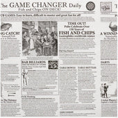 Hoffmaster Waxed Newspaper Print Basket Liner/Sandwich Wrap, 12 x 12 inch -- 2000 per case.