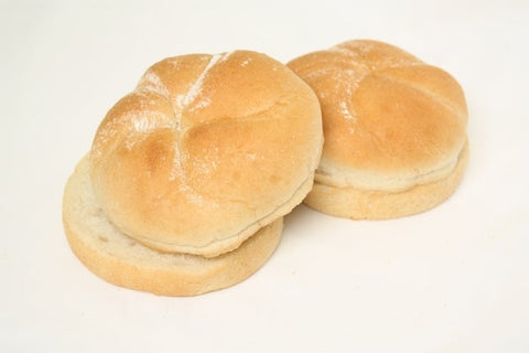 Rotellas Specialty Deep Dish Gourmet Kaiser Hamburger Bun, 4 inch Diameter - 12 per pack -- 5 packs per case.