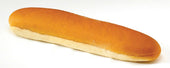 Flowers Foods European Bakers Sliced Foot Long Hot Dog Bun, 10 inch - 8 per pack -- 8 packs per case.