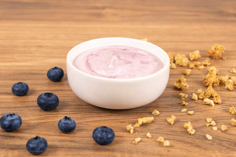 Upstate Farms Nonfat Blueberry Yogurt, 4 Ounce -- 48 per case.