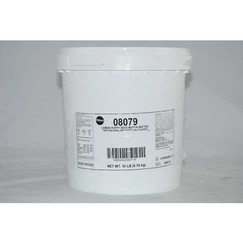 Pillsbury Lemon Poppyseed Muffin Batter, 18 Pound Pail