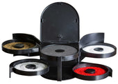 Tablecraft Glass Rimming Station with 5 Swing Out Tray -- 4 per case