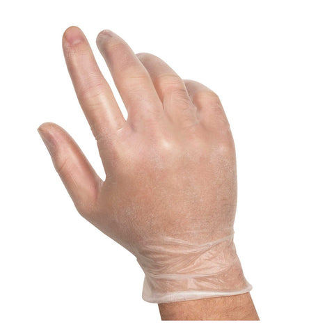 Handgards Disposable Small Powdered Vinyl Gloves, 4 Case --- 100 Each