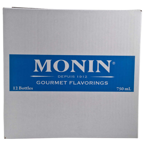 Monin Glass Macadamia Nut Flavor Syrup, 750 Milliliter -- 12 Case