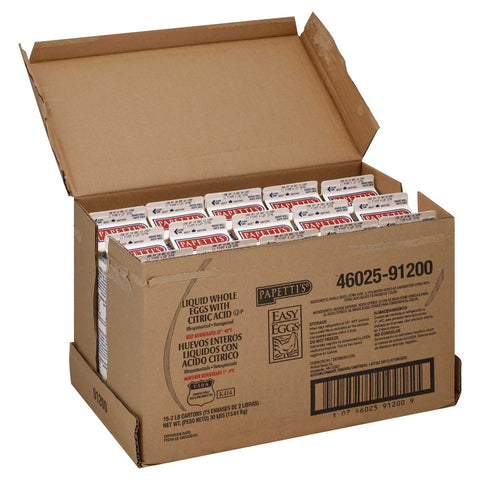 Michael Foods Papettis Easy Eggs Liquid Whole Egg, 2 Pound -- 15 per case.