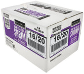 Seamazz 16-20 Peeled and Deveined Raw Tail On Black Tiger Shrimp, 2 Pound -- 10 per case.