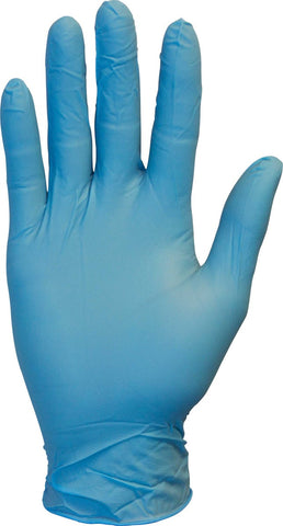 The Safety Zone Powder Free Blue Large Nitrile Gloves -- 1000 per case