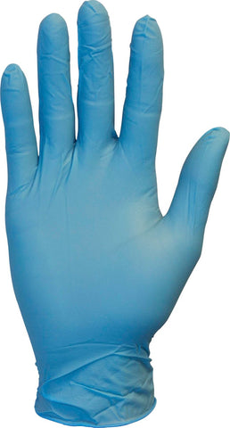 The Safety Zone Blue 3.0 Mil Large Powder Free Nitrile Gloves -- 1000 per case