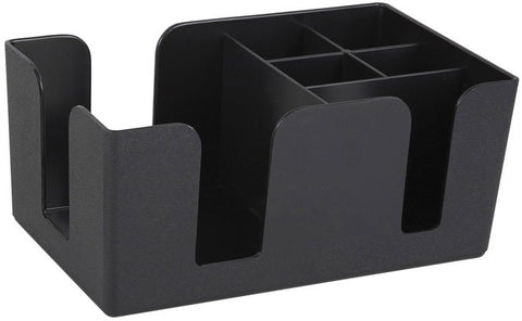 Winco Plastic 6 Compartment Condiment Caddy -- 12 per case