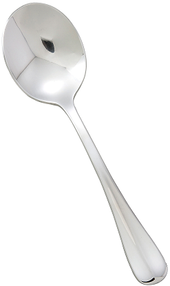 Winco Victoria 18/8 Stainless Steel Extra Heavyweight Bouillon Spoon -- 300 per case