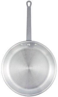 Winco Majestic Aluminum Natural Satin Finish Fry Pan -- 6 per case