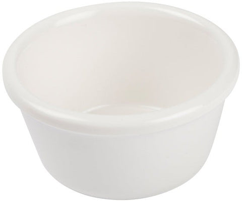 Winco White Plain Ramekin, 2 Ounce -- 96 per case