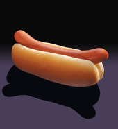 Nathans Famous 5/1 Skinless Beef Frank, 10 inch -- 50 per case.