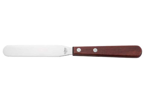 Winco Wooden Handle Bakery Spatula, 10 x 1 3/8 inch -- 12 per case