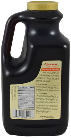 Asian Menu All Natural Classic Stir Fry Sauce, 0.5 Gallon -- 4 per case.
