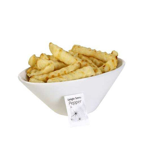 Single Serv Flat Pepper Packets, 0.1 Gram -- 3000 per case