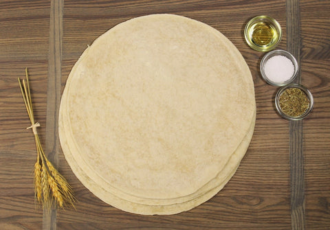 Ultra Thin Crust Par Baked Round Traditional Pizza Crust, 12 inch -- 30 per case.