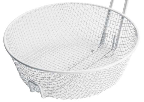 Winco White Plastic Non Stick Coating Coarse Mesh Breading Basket, 10 inch -- 36 per case