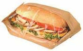 Bagcraft Dubl View Natural Kraft Paper Xtra Large Bread Bag, 4.25 x 2.75 x 11.75 inch -- 500 per case