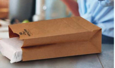 Duro Hilex Poly Standard Kraft Self Opening Style Grocery Bag, 20 Pound SH -- 500 per case